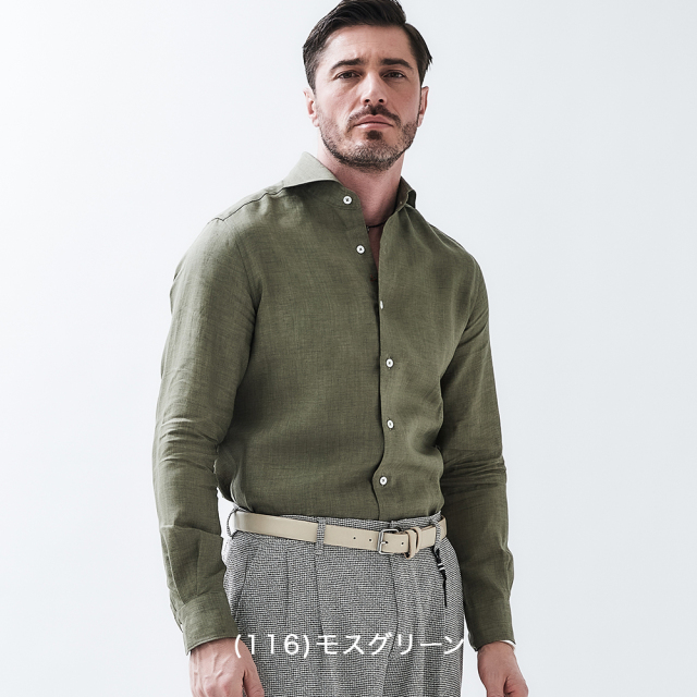 ウォッシュドリネンシャツ