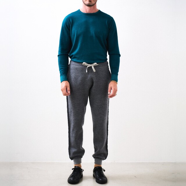 フェルトウールニットパンツ