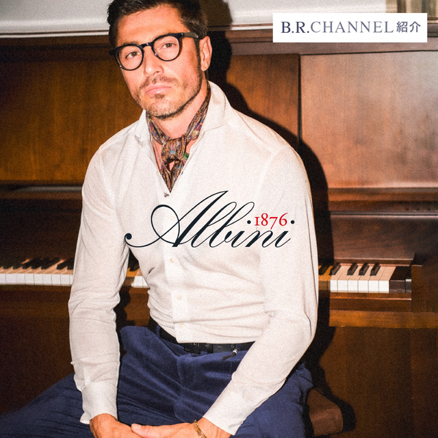 【新色入荷】ALBINI/アルビニ上質コーコランスーピマ綿ジャージシャツ