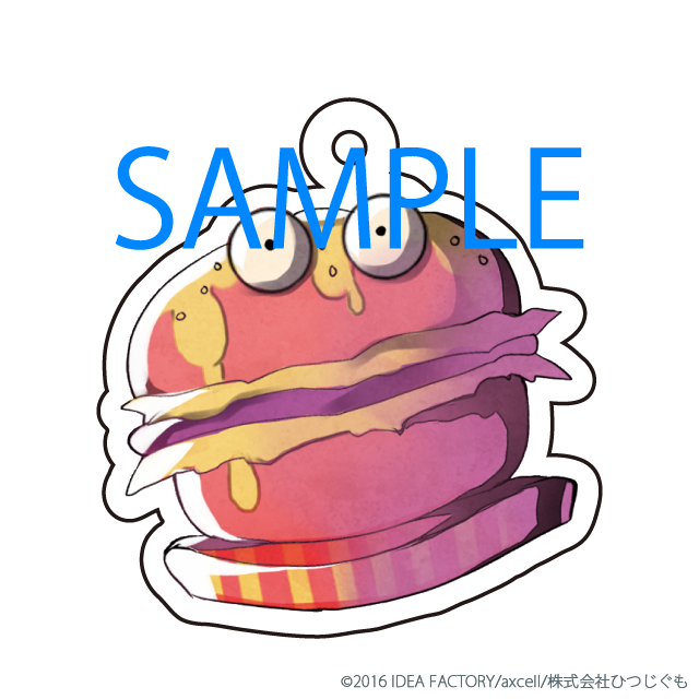 ひつじぐも有償特典 アクリルキーホルダー モンダイ・ハンバーガー