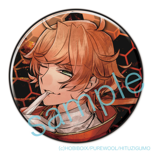 女王蜂の王房 3周年記念ビッグ缶バッジコレクション 皇樹