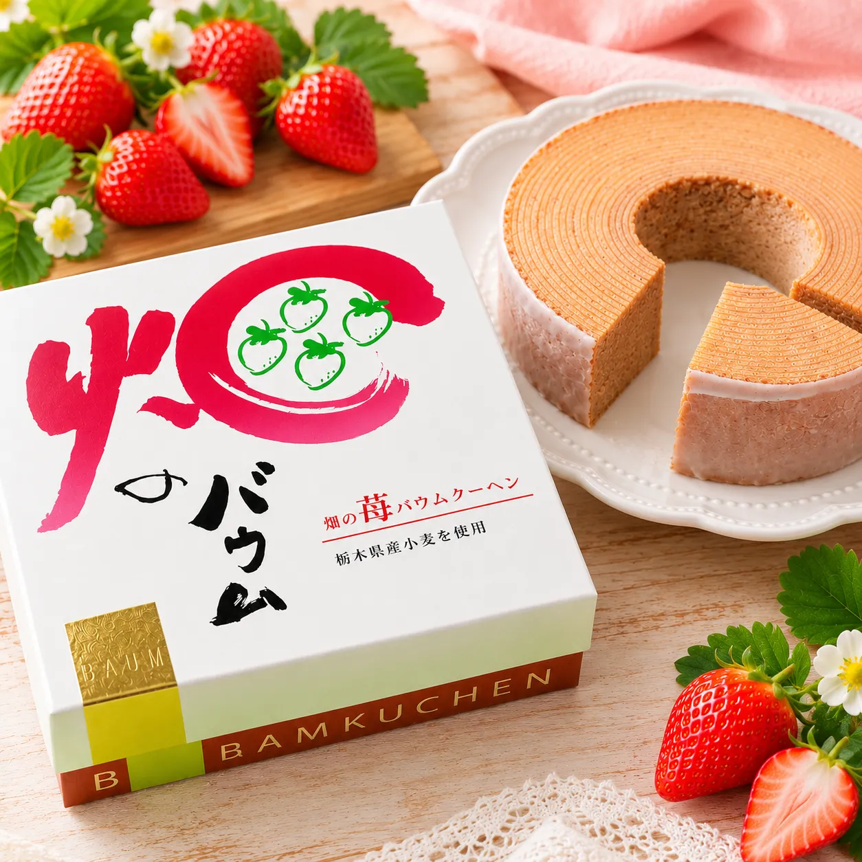 畑のいちごバウム
