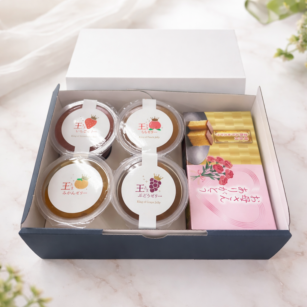 母の日カステラ&ゼリーセット