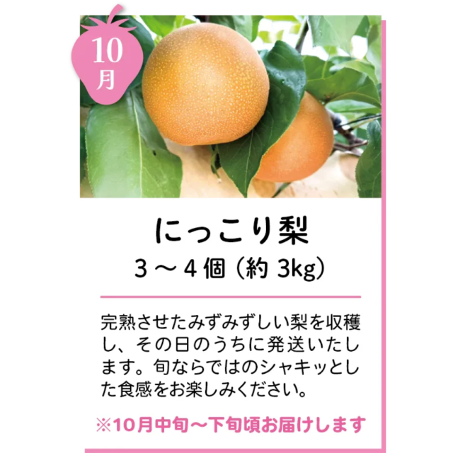 季節のごほうび定期便