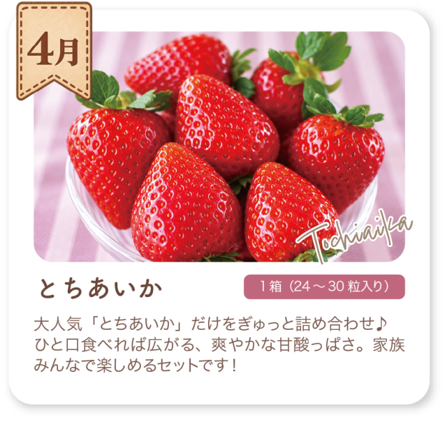 いちごの頒布会_4月