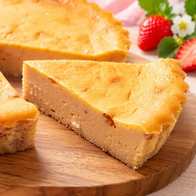 いちご畑のチーズケーキ