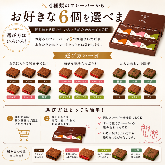 ショコラサンドアソートセット