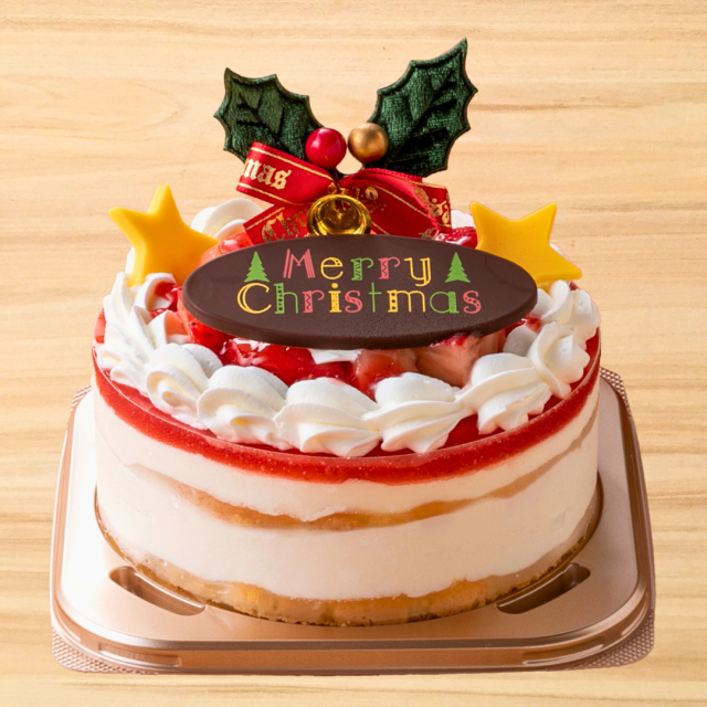 クリスマス用スカイベリーショートケーキ