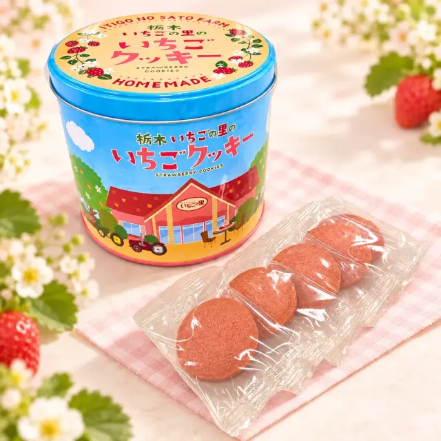 いちごの里のクッキー