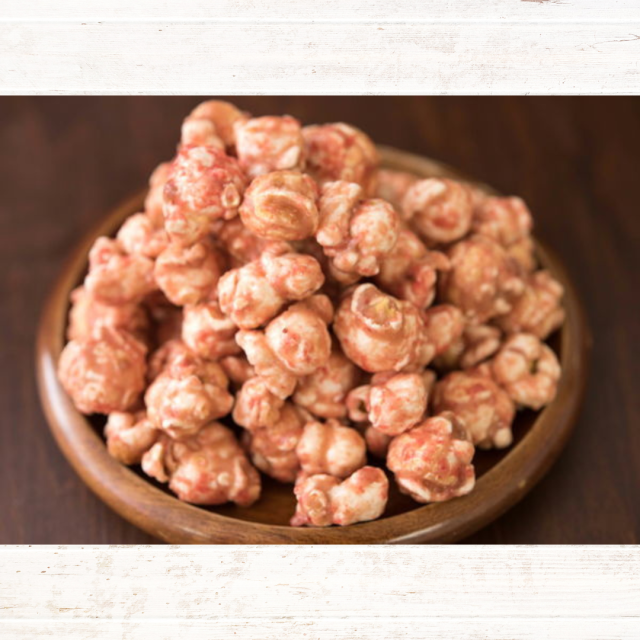 密がけいちごのポップコーン