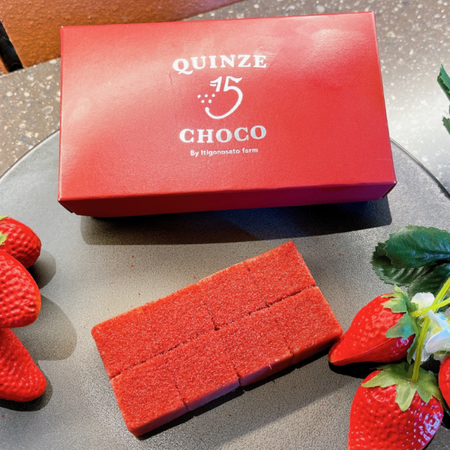 いちごの生チョコレート