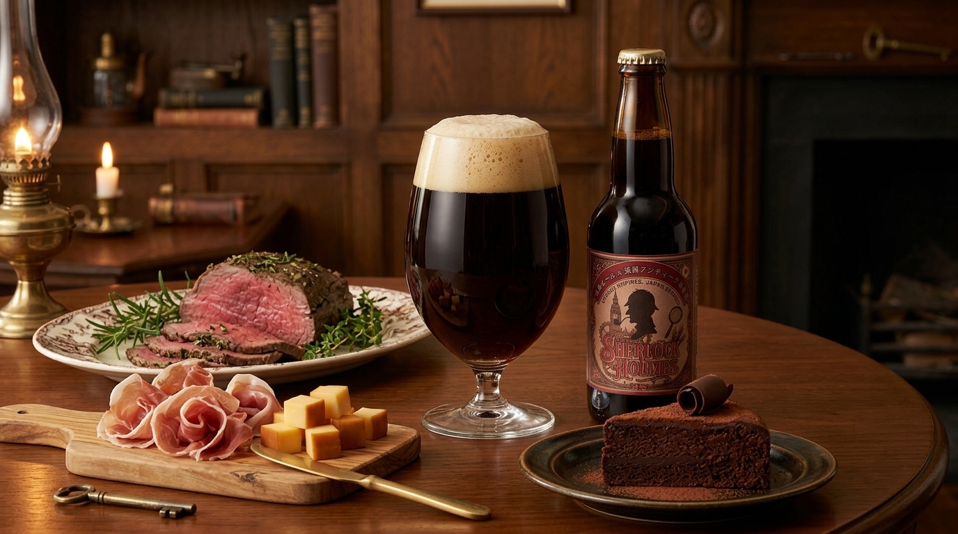 SHビールと肉料理・熟成ハムのペアリング