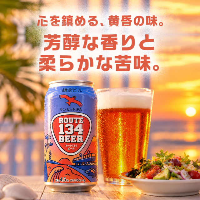 2026年新発売！ROUTE134ビール第2弾（IPA）ギフトBox入り（缶ビール