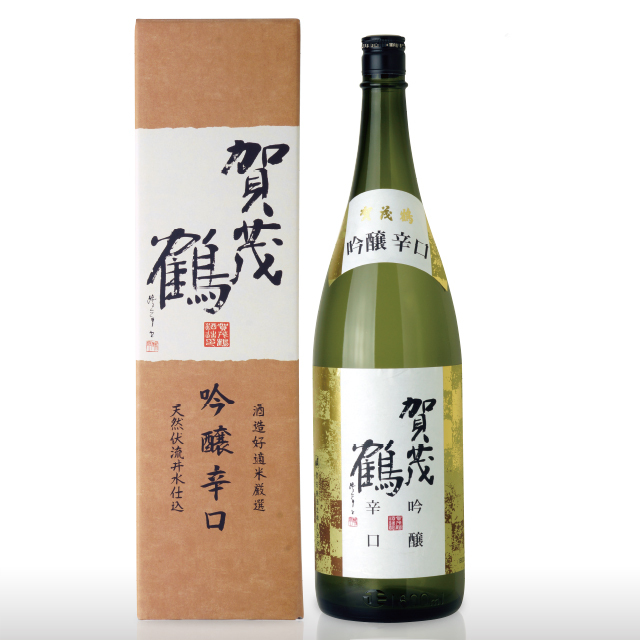 賀茂鶴 吟醸辛口1.8L (LG-A1) 化粧箱入
