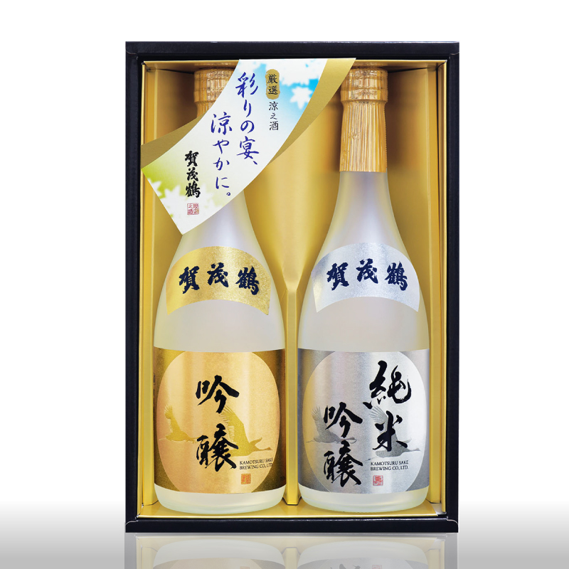 賀茂鶴 鶴寿セット 純米吟醸・吟醸 （SKJ-30）