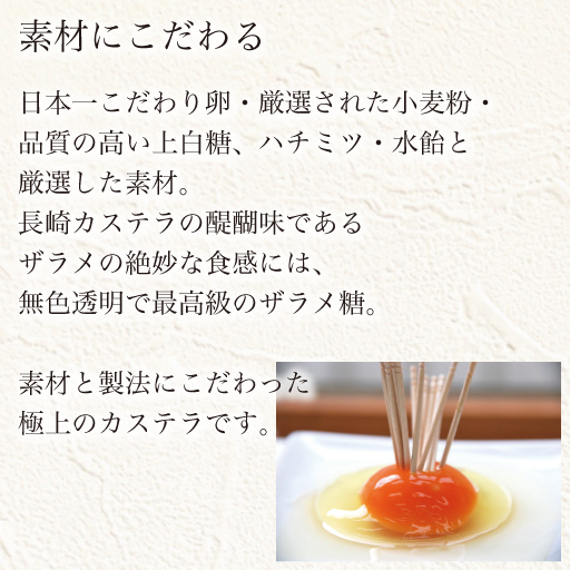 日本一こだわり卵　長崎カステラ