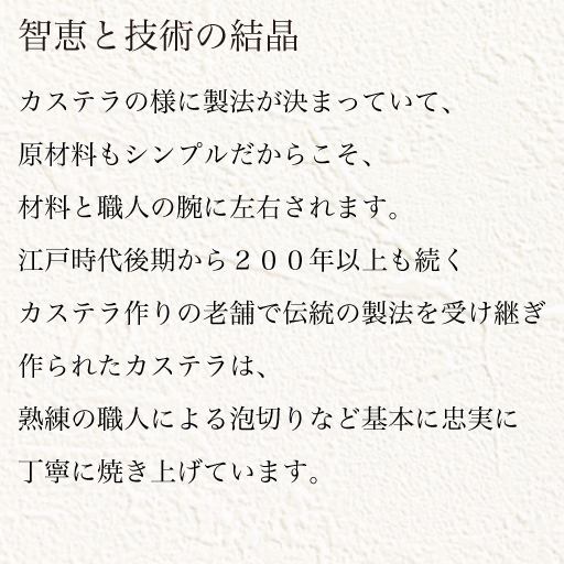 日本一こだわり卵　長崎カステラ