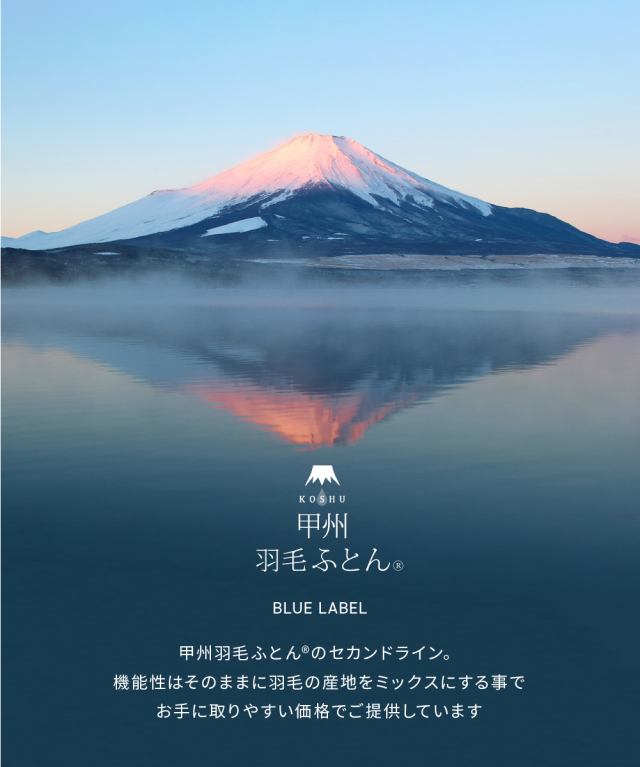 8020合掛けダウン90%羽毛布団 - 甲州羽毛ふとん公式通販