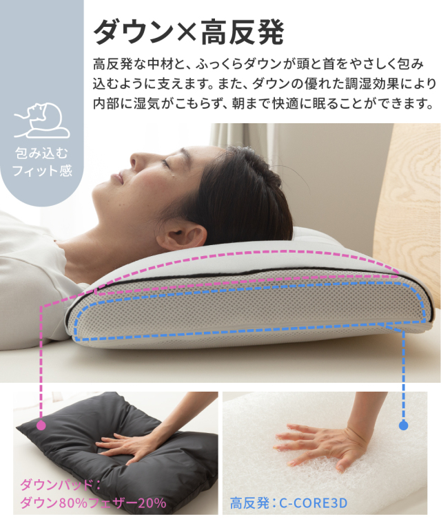 羽毛100%ピロー5個組 羽毛100%ピロー5個組