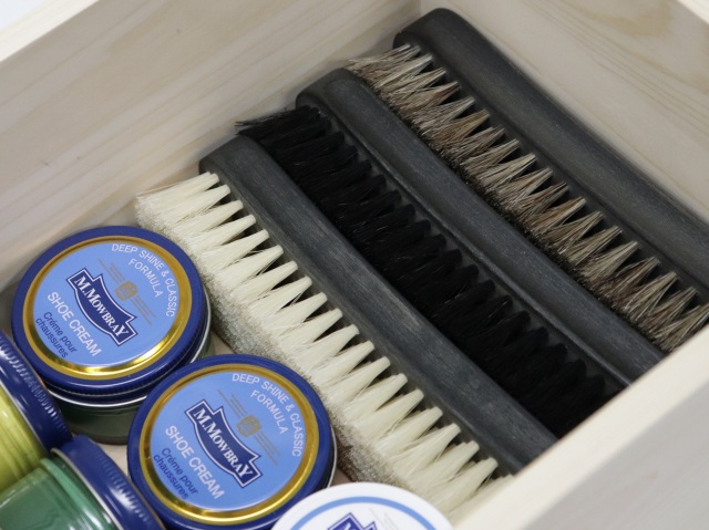 【値下げ！】M.MOWBRAY シューケアボックスセット（木箱） 値下げ！】M.MOWBRAY シューケアボックスセット（木箱） 値下げ