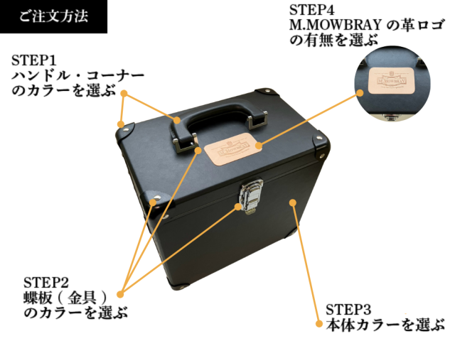 MAUSOLEUM CLASSIX シリーズ輸入盤19枚セット M.MOWBRAY別注 安達紙器シューケアBOX Sサイズ M.MOWBRAY公式