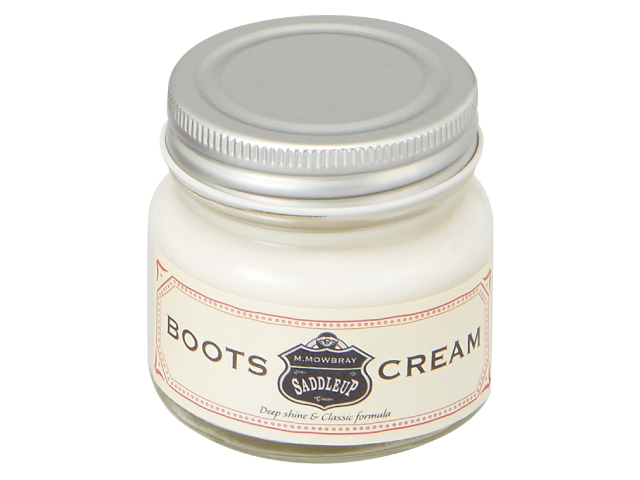 経年変化を生かした仕上がり　ブーツクリーム