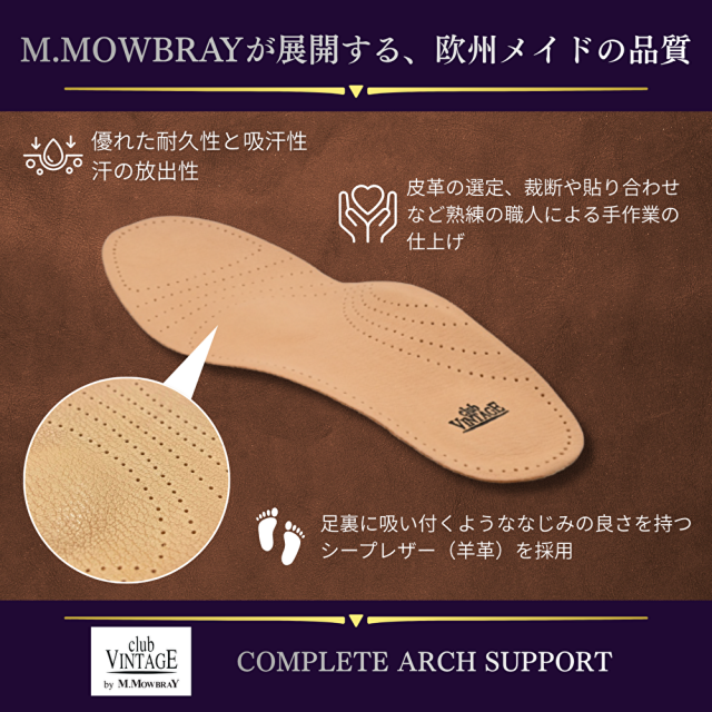 コンプリートアーチサポート M.MOWBRAY公式オンラインショップ