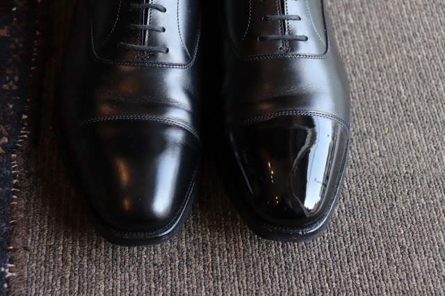 MURATA ORIGINAL9210777プレーントゥ鏡面本革黒25.5 MURATA ORIGINAL9210777プレーントゥ鏡面本革黒25.5 MURATA