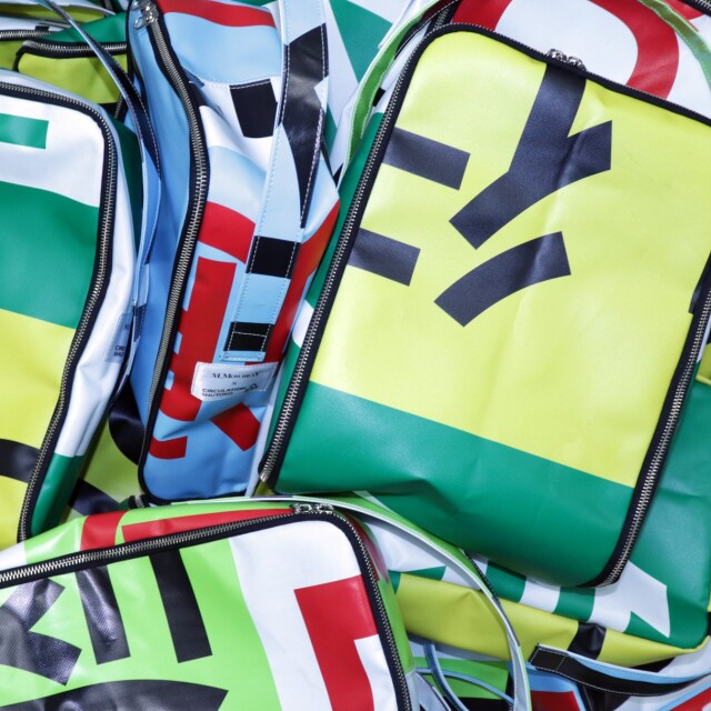 【M.MOWBRAY×CIRCULATION SHUTOKO】UPCYCLE SHOES BAG