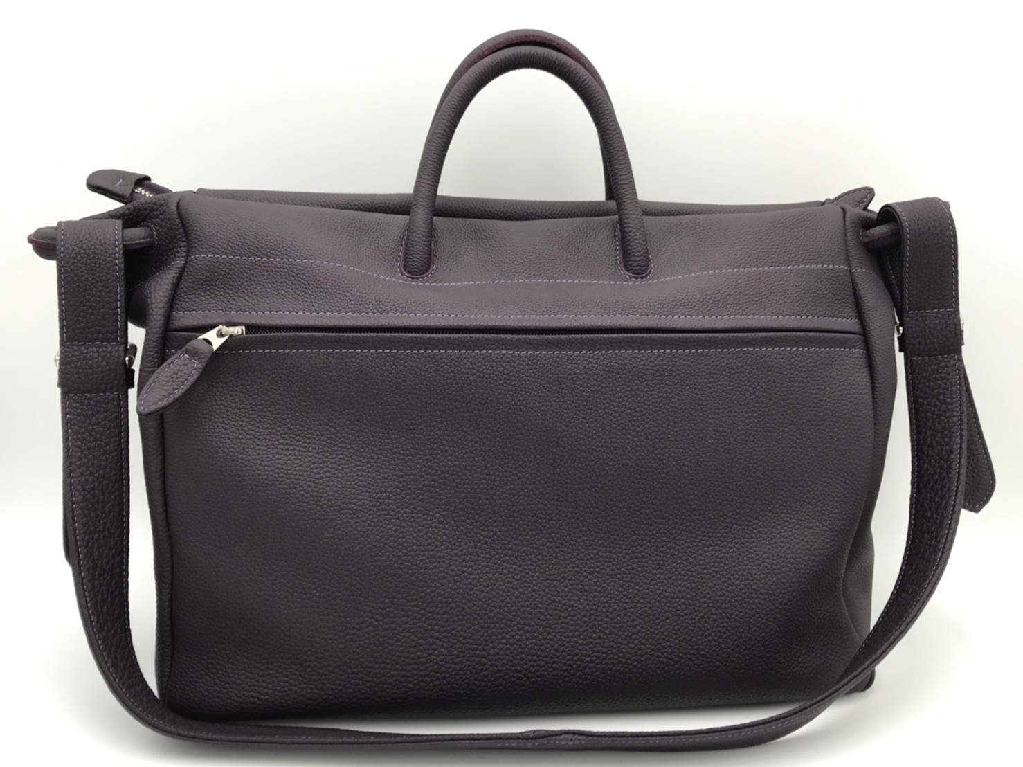 【ペリンガー社】　　ボストンバッグ　パープル