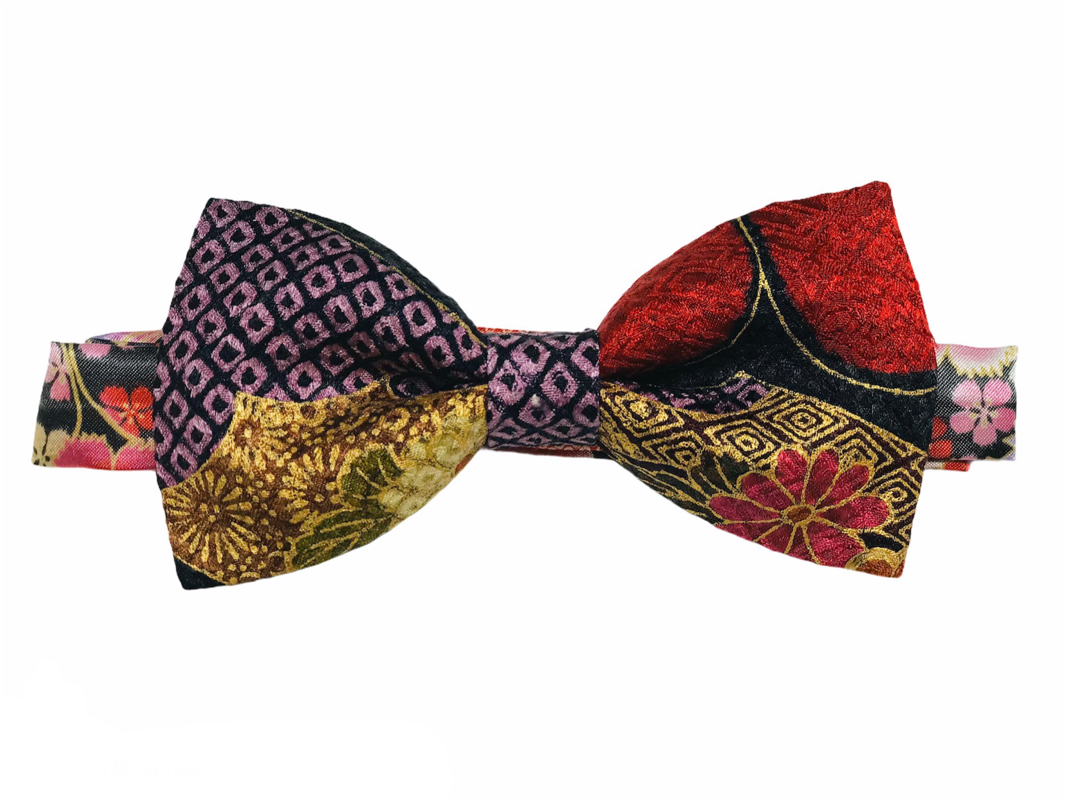 【一時品切中】着物地　蝶ネクタイ　