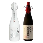 日本酒 飲み比べ 純米吟醸【amamizu】×大吟醸 【笹屋茂左衛門】720ml×2本セット