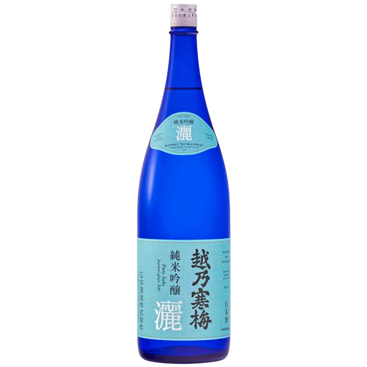 退職祝い 日本酒 ギフト 越乃寒梅 純米吟醸【灑 - さい -】720ml 石本酒造 やや辛口 ブルーボトル 亀田郷 ペアリング ※箱なし 日本酒 新潟地酒