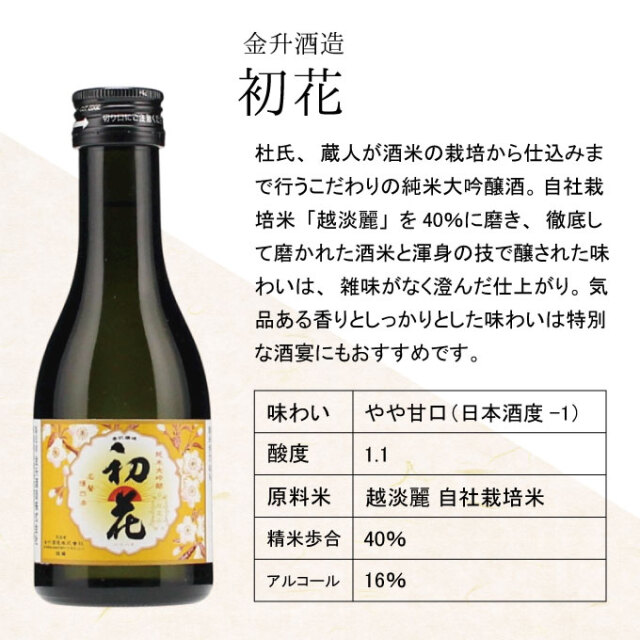 金升酒造　初花