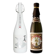 日本酒 飲み比べ 純米吟醸【amamizu】×純米大吟醸 【越後鶴亀】720ml×2本セット
