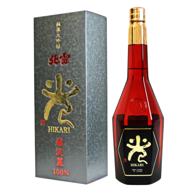 北雪 純米大吟醸 越淡麗「光」　遠心分離 720ml （箱入り）