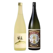 日本酒 飲み比べ  純米大吟醸【岩魚】×純米大吟醸【越後鶴亀】720ml×2本セット
