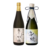 日本酒 飲み比べ 純米吟醸【越乃幻の酒】×純米大吟醸【海穂】720ml×2本セット