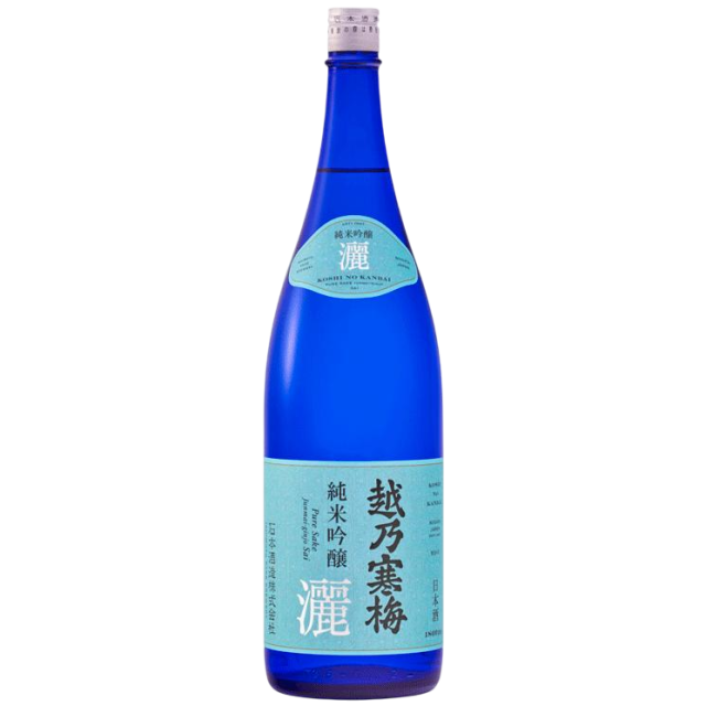 退職祝い 日本酒 ギフト 越乃寒梅 純米吟醸【灑 - さい -】720ml 石本酒造 やや辛口 ブルーボトル 亀田郷 ペアリング ※箱なし 日本酒 新潟地酒
