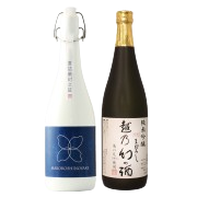 日本酒 飲み比べ 純米大吟醸【棚田コシヒカリ幻の酒(柏露)】×純米吟醸【越乃幻の酒】720ml×2本セット