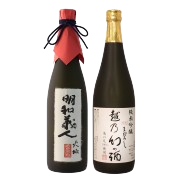日本酒 飲み比べ 純米大吟醸【明和義人】×純米吟醸【越乃幻の酒】720ml×2本セット