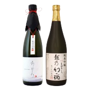 日本酒 飲み比べ 純米大吟醸【おかみ】×純米吟醸【越乃幻の酒】720ml×2本セット