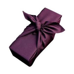 紫風呂敷包装