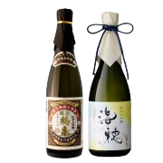 日本酒 飲み比べ 純米大吟醸【越後鶴亀】×純米大吟醸【海穂】720ml×2本セット