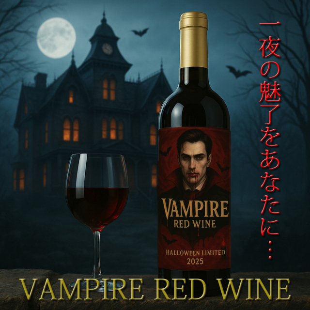 ハロウィン限定【ヴァンパイアの赤ワイン】750ml