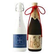日本酒 飲み比べ 純米大吟醸 原酒【クラシックコシヒカリ幻の酒(柏露)】×純米大吟醸【桃園の誓い】720ml×2本セット