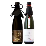 日本酒 飲み比べ 純米大吟醸【大彦命】×純米大吟醸【おかみ】720ml×2本セット