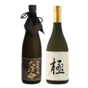 日本酒 飲み比べ  純米大吟醸【大彦命】×大吟醸【極】720ml×2本セット