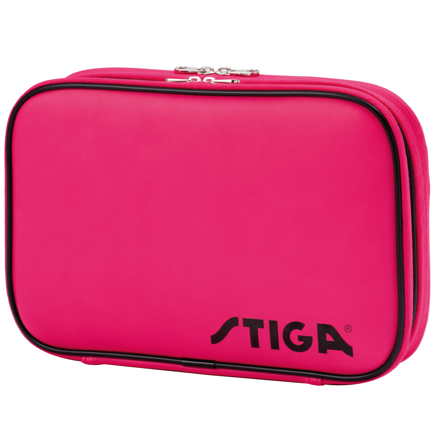 【生産終了】[STIGA]クラシックダブルラケットケース（ピンク）