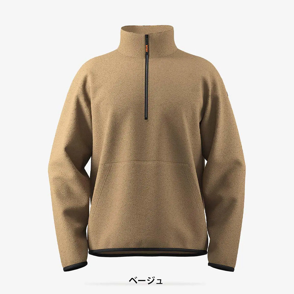 [Butterfly]ハーフジップ・ライトフリース